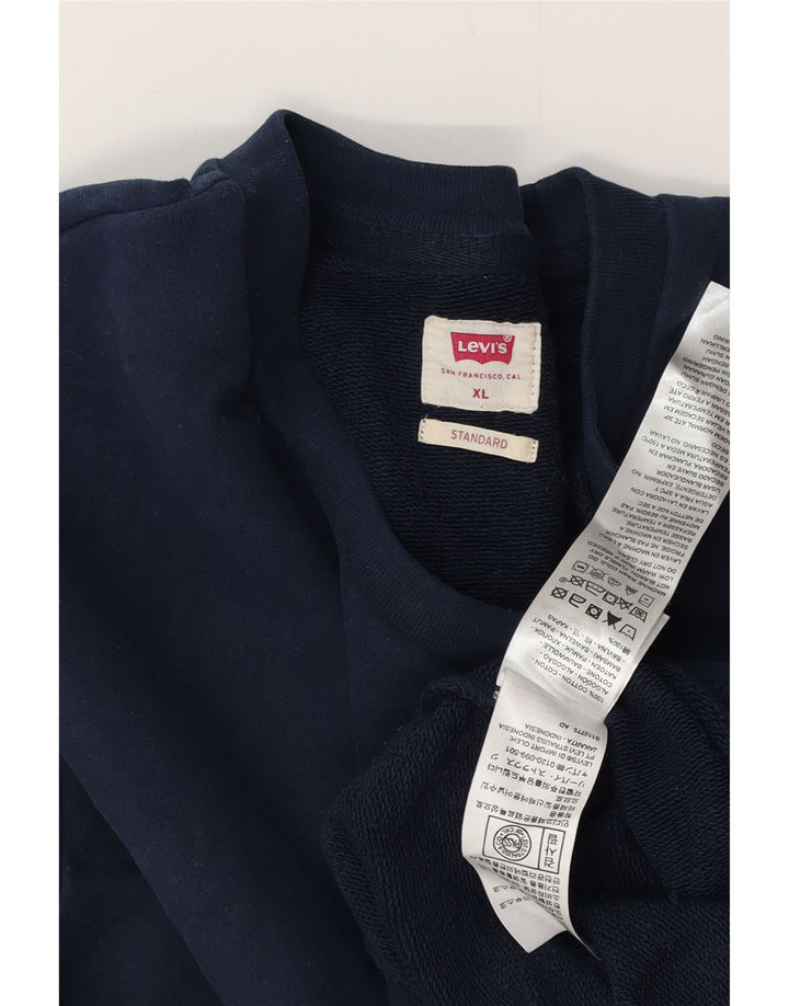 Hanorac pentru bărbați LEVI'S, cu ajustare standard, XL, bumbac bleumarin