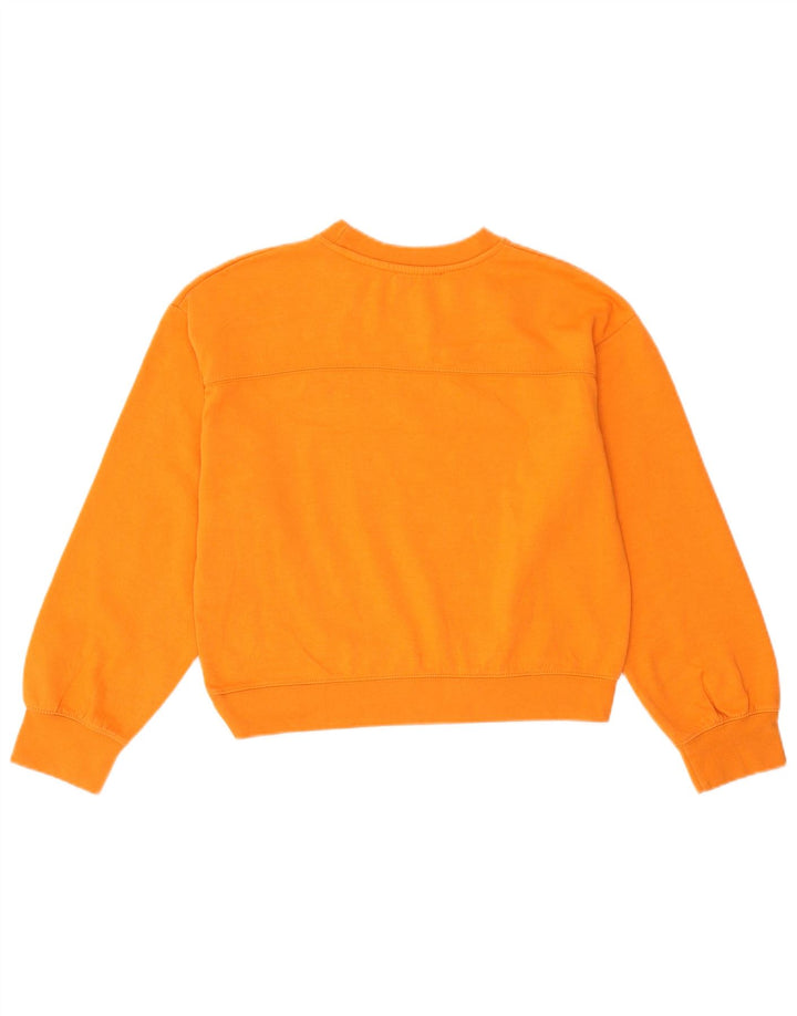 Pulover Crop pentru femei Zara UK 14 Poliester portocaliu mediu