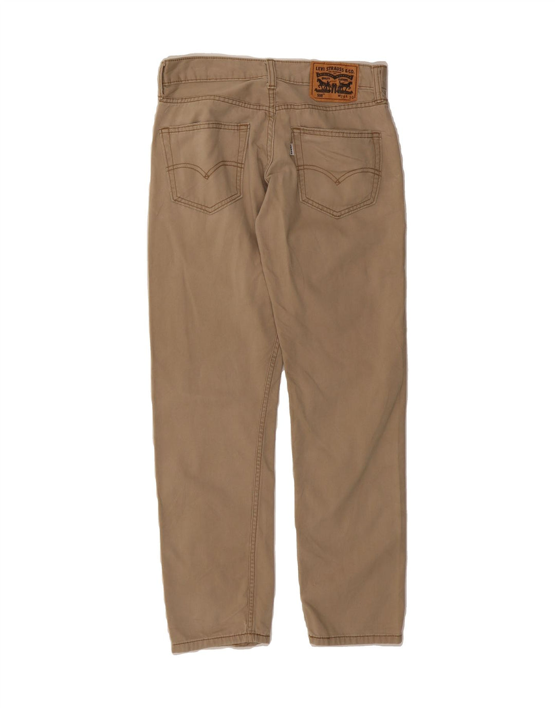 LEVI'S Womens 508 Tapered Jeans W29 L30  Beige Cotton Vintage Levi's and Second-Hand Levi's from Messina Hembry 
