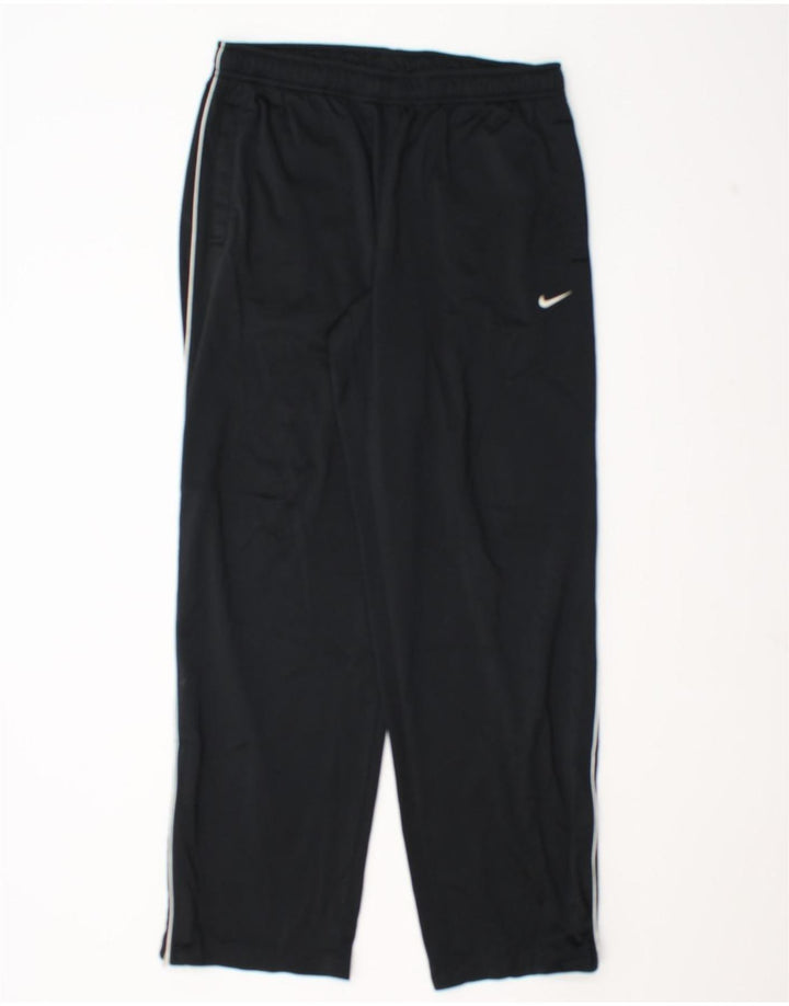 Pantaloni de trening Nike pentru bărbați, poliester mediu negru