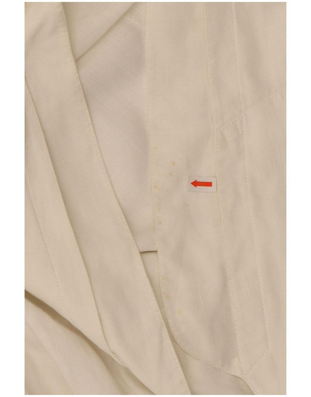 Jachetă Blazer Crop pentru femei Claude Montana UK 12, in alb mediu