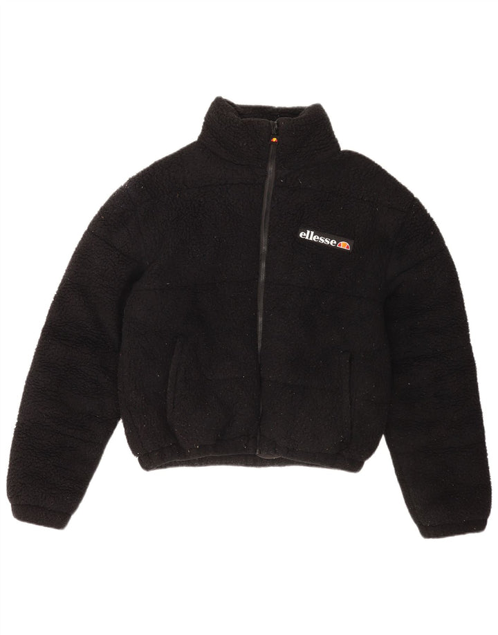 Jachetă polară supradimensionată pentru femei Ellesse UK 8 Poliester negru mic