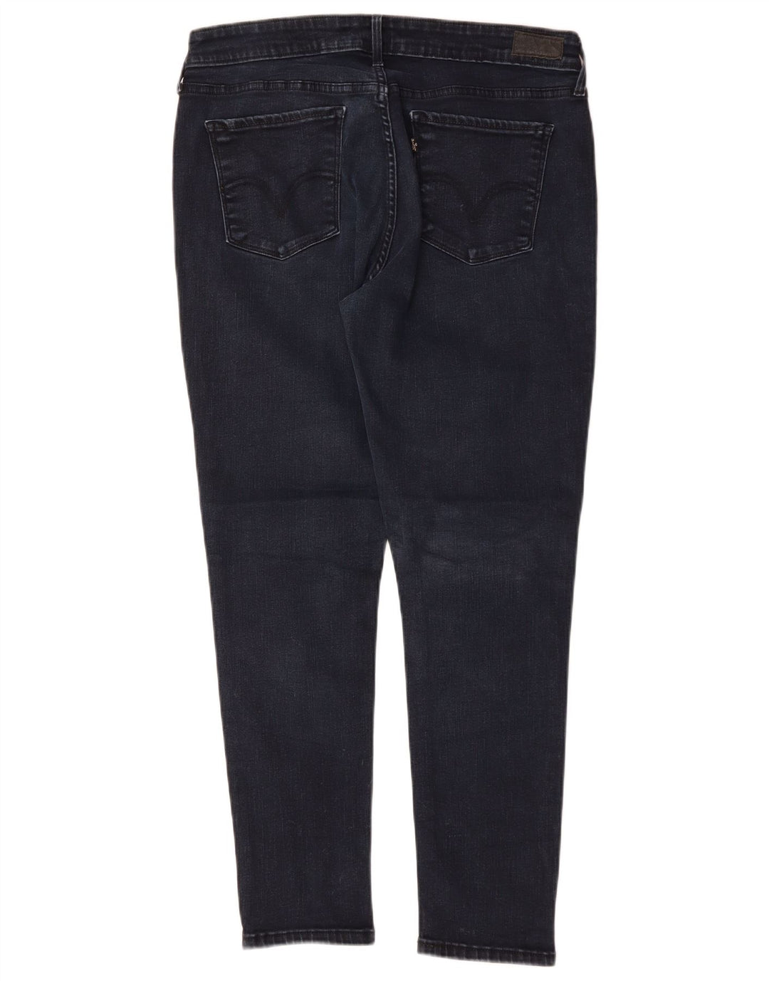 Jeans skinny pentru femei LEVI'S cu jambiere W32 L28 bleumarin