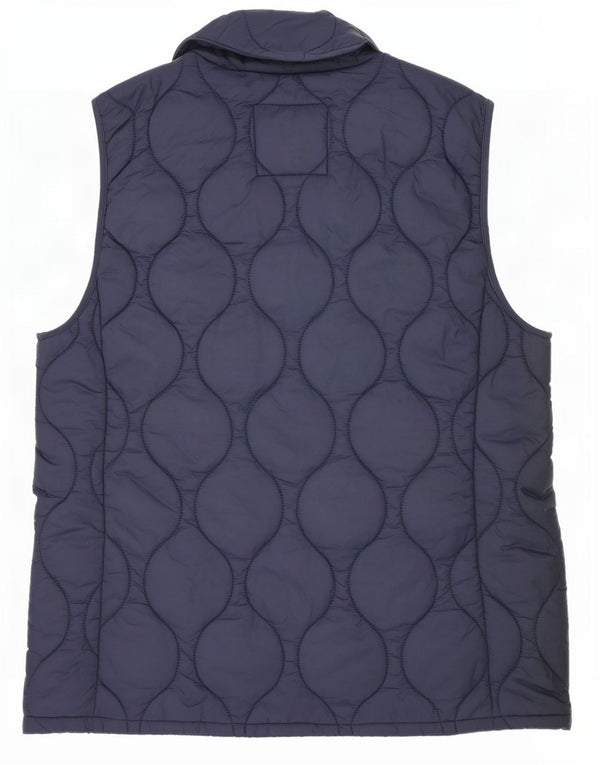 Crew Clothing Gilet căptușit pentru femei UK 14 Large Navy Blue Marine