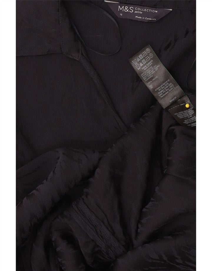 Cămașă pulover pentru femei Marks & Spencer UK 12 Medium Bleumarin Viscoză