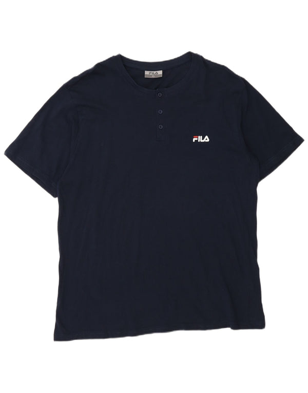 Tricou Bărbați Fila Top XL Bleumarin Bumbac