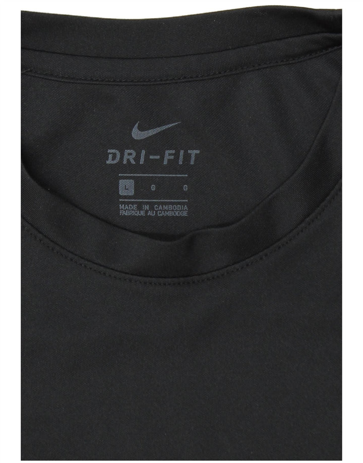 Tricou pentru bărbați Nike Dri Fit Top mare negru