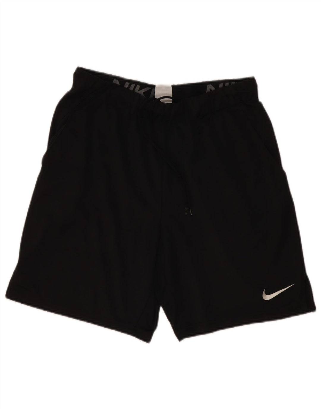 Pantaloni scurți sport Nike Dri Fit pentru bărbați, poliester mediu negru