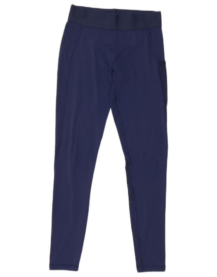Leggings pentru femei Adidas UK 8/10 Small Bleumarin