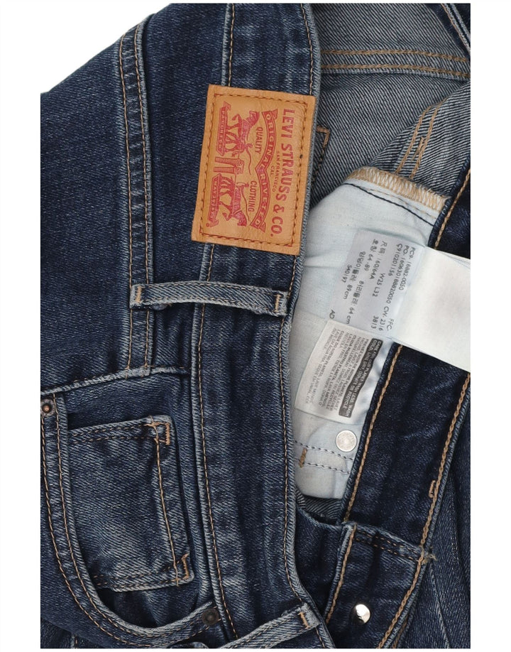 Blugi skinny cu talie înaltă LEVI'S 721, L25 L29, bumbac albastru