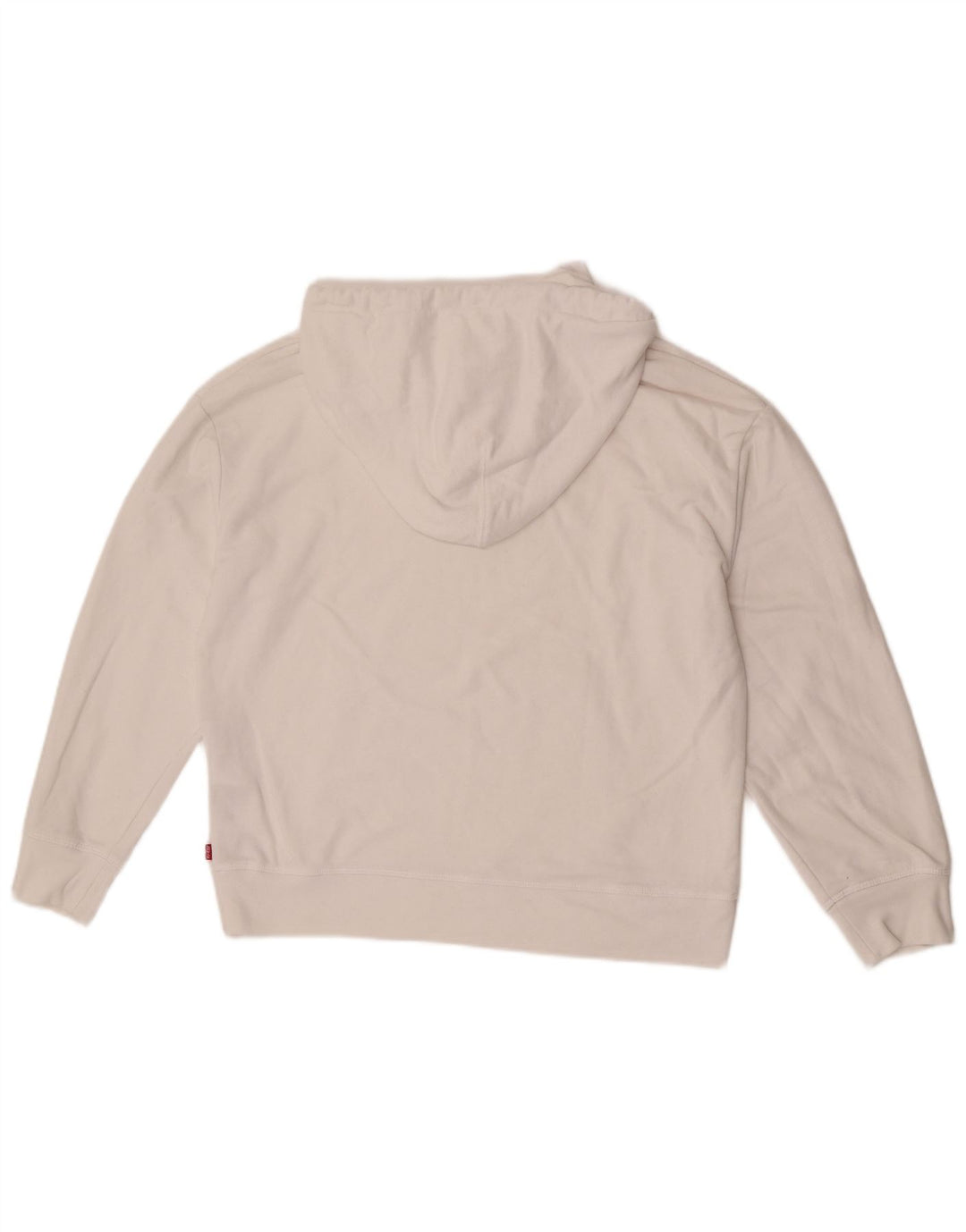 Pulover supradimensionat pentru femei Levi's UK 14 Bumbac alb mediu