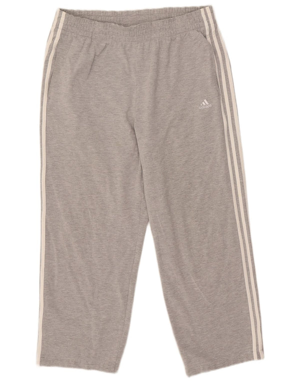 Pantaloni de trening Adidas pentru bărbați, XL, gri bumbac cu pete