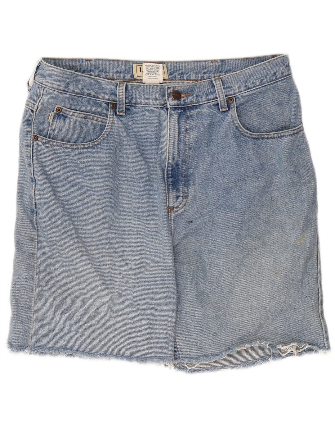 Pantaloni scurți din denim pentru bărbați L.L.BEAN W34, bumbac albastru mare