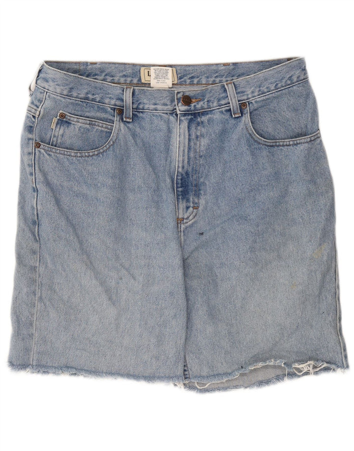 Pantaloni scurți din denim pentru bărbați L.L.BEAN W34, bumbac albastru mare