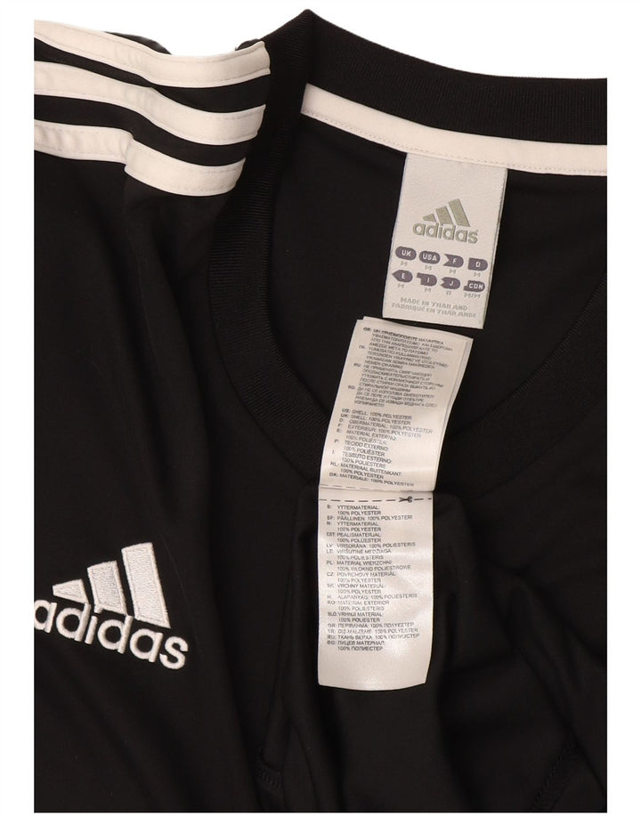 Tricou Adidas Climalite pentru bărbați Top Mediu Negru Poliester