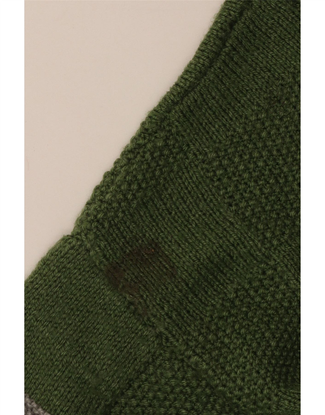 Pulover vintage pentru bărbați cu gât rulat, 2XL, cu dungi verzi