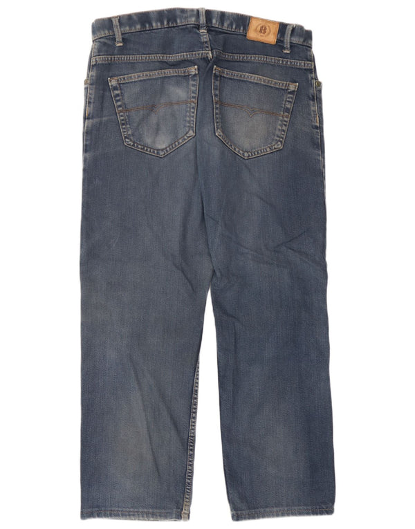 Blugi drepti pentru femei Marks & Spencer W34 L25 Bumbac albastru