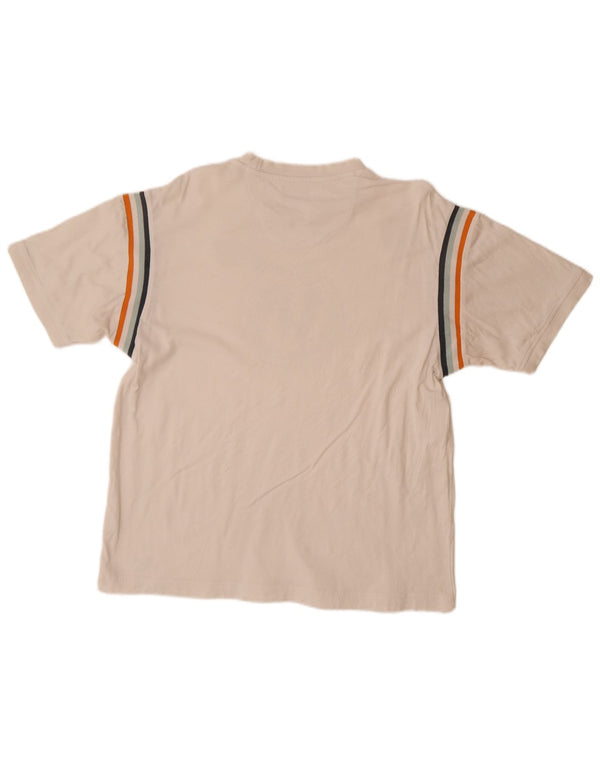 Tricou grafic pentru bărbați FILA Top mare din bumbac alb