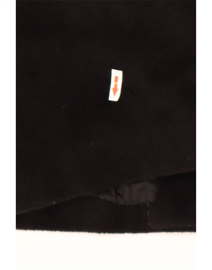 Max Mara Femei Lână Dublu Sânt UK 12 Mediu Negru Lână Clasic