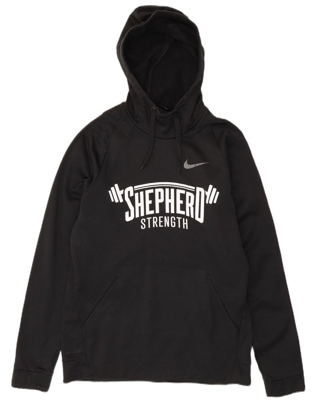 Pulover Nike Dri Fit Graphic pentru bărbați, poliester mediu negru