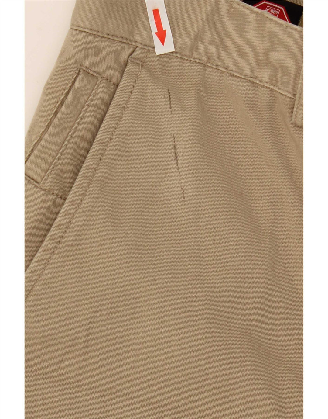 Pantaloni chino drepți pentru bărbați Avirex W33 L29 poliester bej