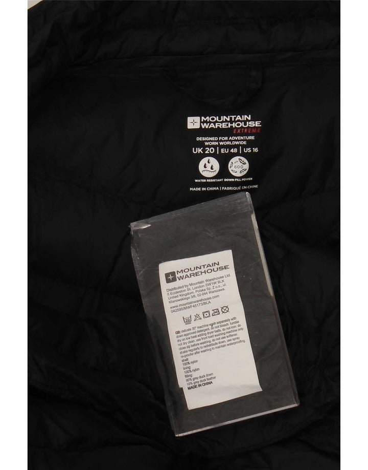 Jachetă căptușită pentru femei Mountain Warehouse UK 20 2XL Nylon negru