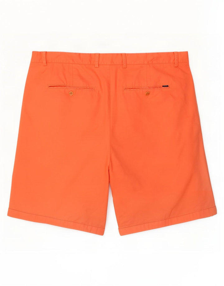 Pantaloni scurti chino pentru bărbați Gant W40 XL bumbac portocaliu