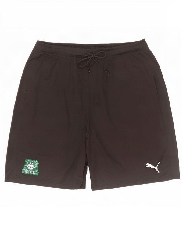 Pantaloni scurți sport pentru bărbați Puma 2XL poliester negru