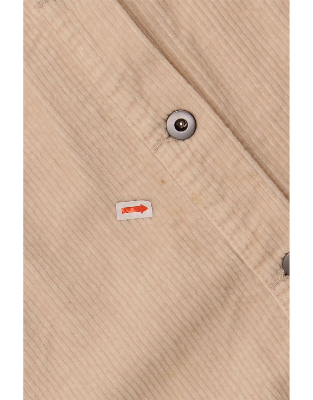 Cămașă oversize din velur pentru femei ZARA UK 14 Bumbac alb mediu mediu