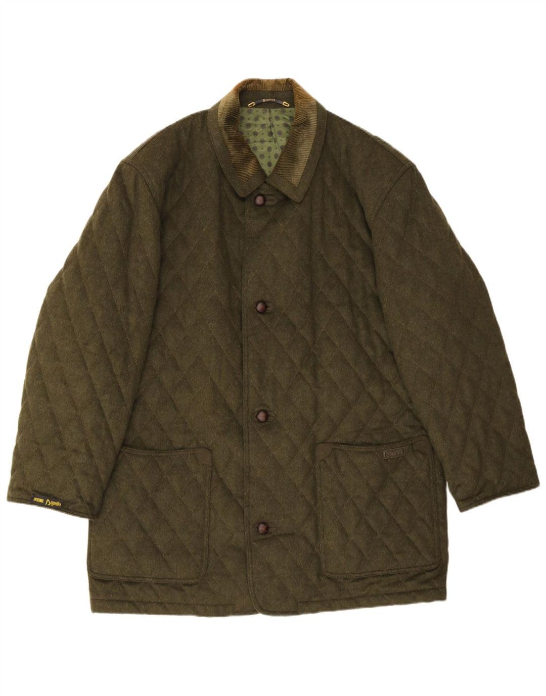 Jachetă matlasată pentru bărbați Dolomiten IT 54 2XL Kaki Lână