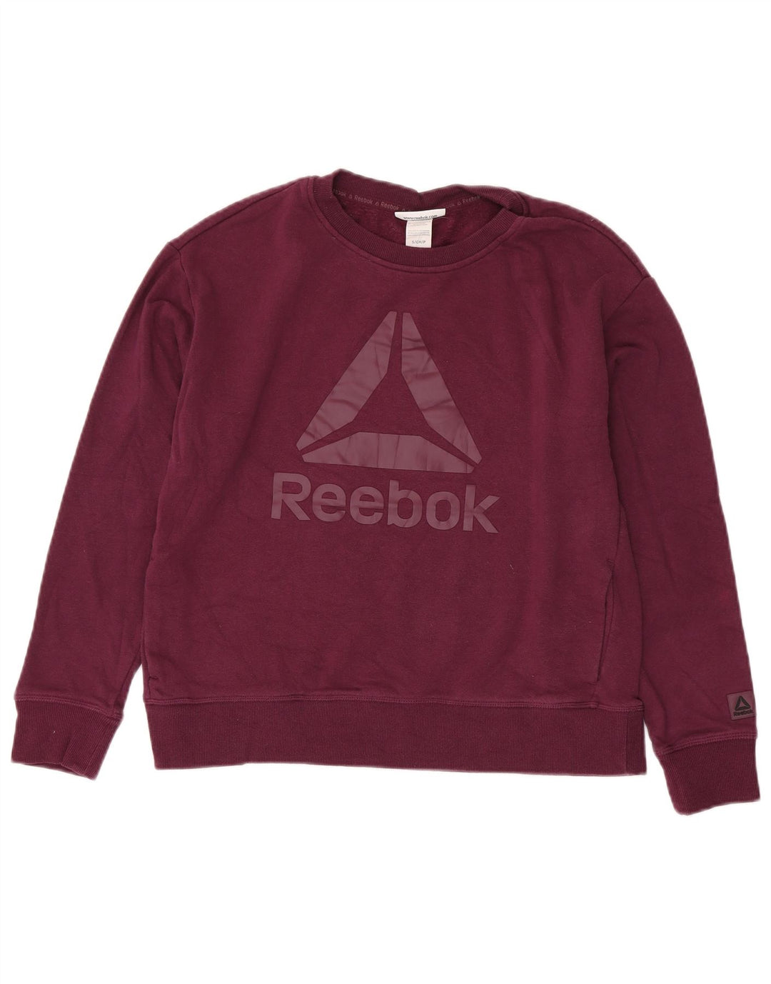 Pulover de hanorac supradimensionat pentru femei Reebok, UK 10, bumbac maro mic