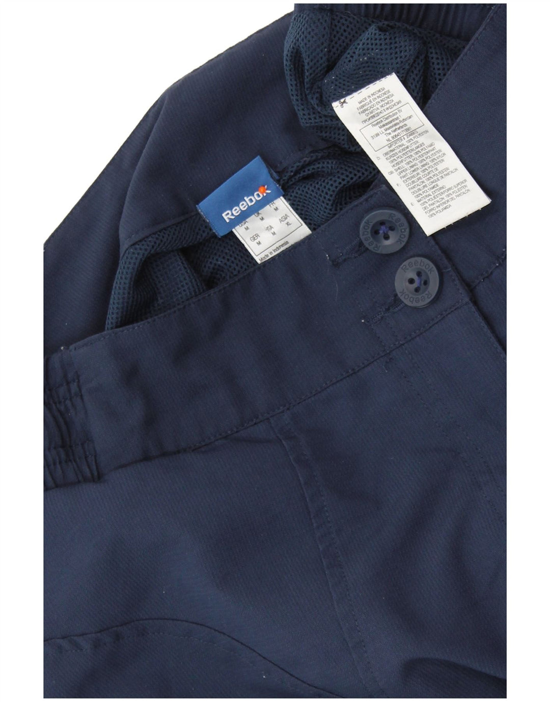 Pantaloni casual drepti REEBOK pentru bărbați L32 L28 Poliester bleumarin