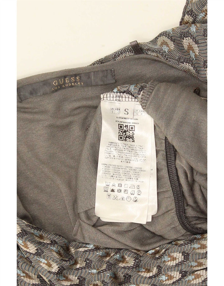 Salopetă Guess pentru femei UK 10 Small Gri Geometric Viscose