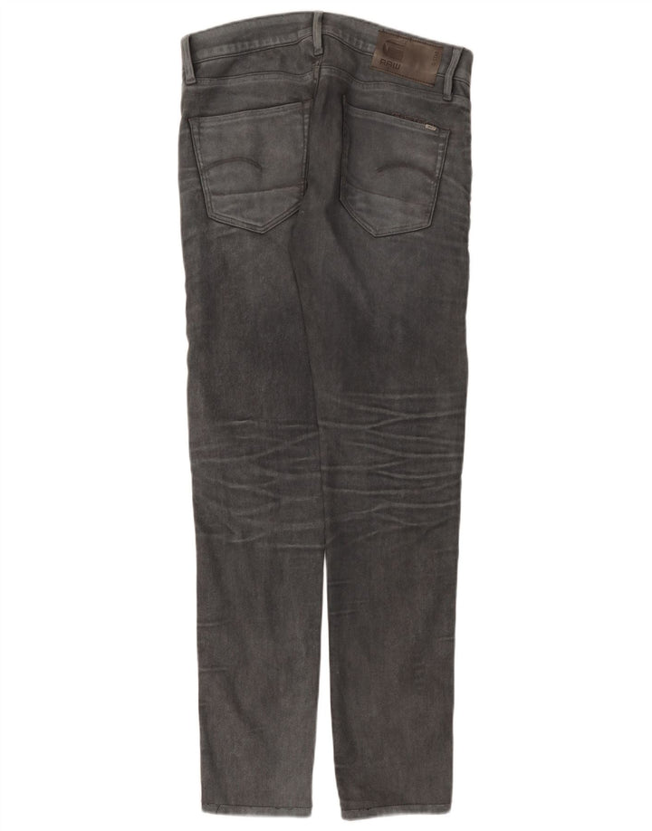 Blugi G-Star 3301 Slim pentru bărbați W31 L34 bumbac gri