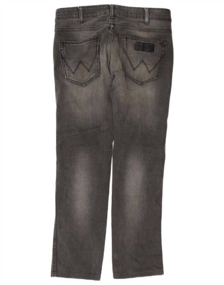 WRANGLER Skanders Straight Jeans W32 L29 bumbac gri