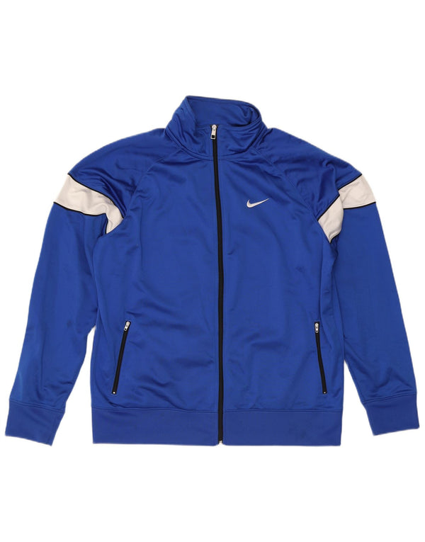 Jachetă de trening pentru bărbați Nike XL, albastru, poliester color bloc