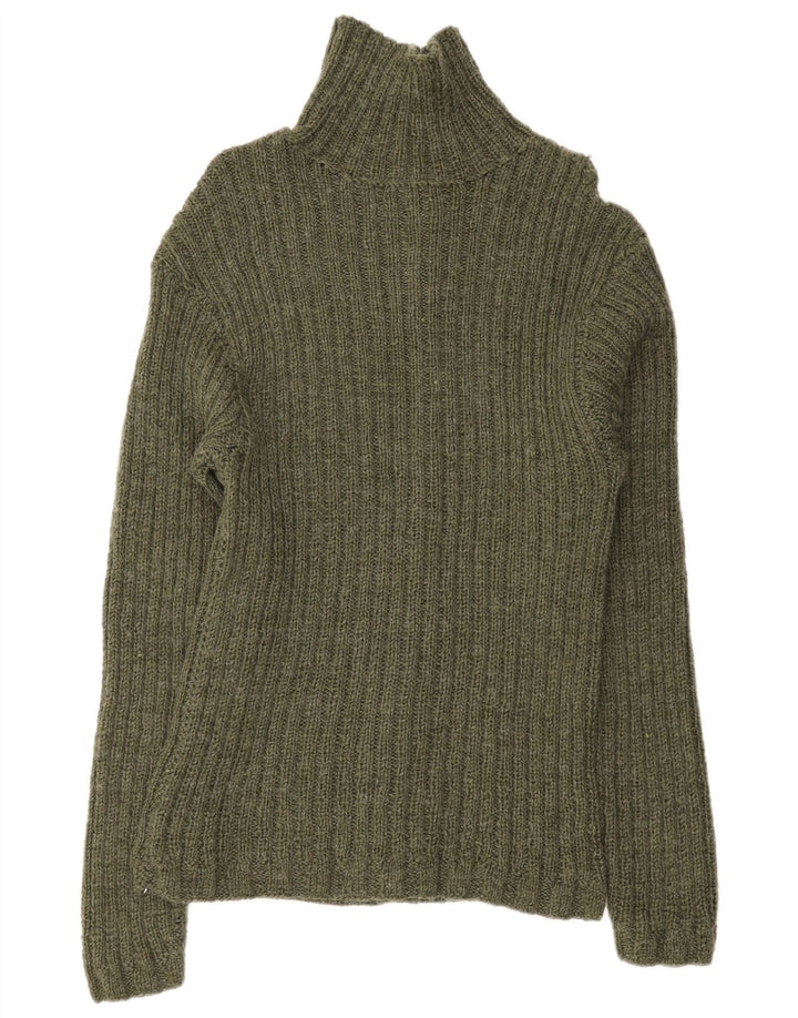 Cardigan Vintage pentru bărbați, verde mic