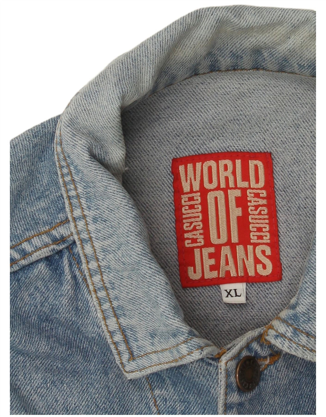 Jachetă de blugi pentru bărbați CASSUCI UK 42 XL Bumbac albastru
