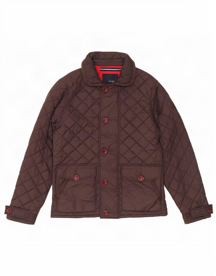 Jachetă matlasată pentru bărbați Henri Lloyd UK 38 Medium Brown Poliamidă