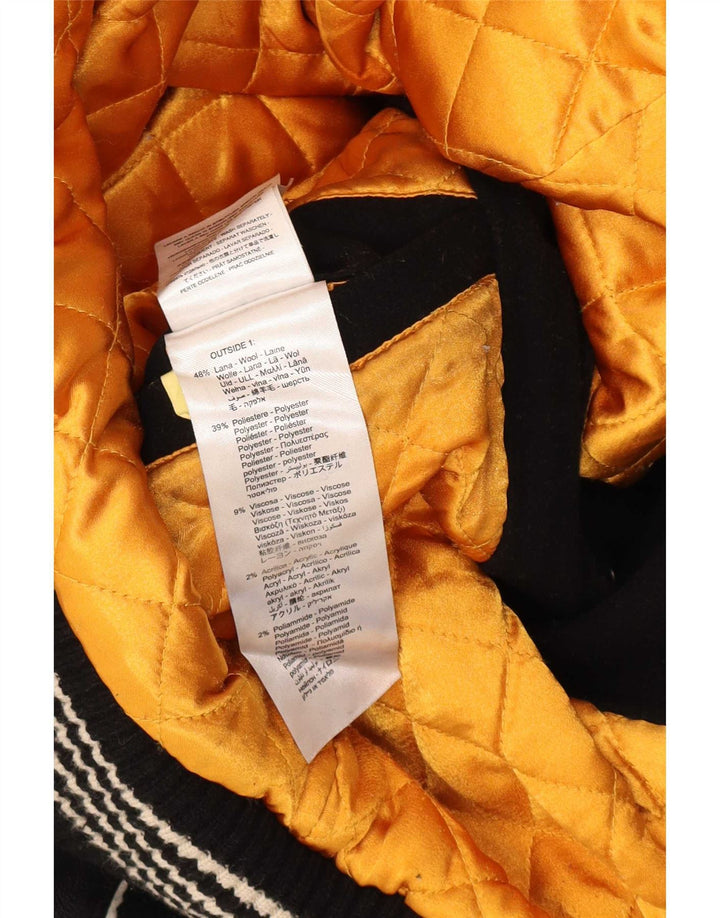 Jachetă de varsity cu grafică pentru bărbați Franklin Marshall UK 36, negru, color block