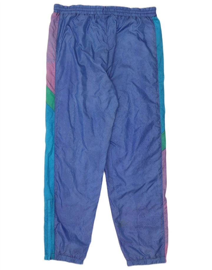 Pantaloni de trening pentru bărbați Flash Pantaloni de jogging mari, albastru, nailon color bloc