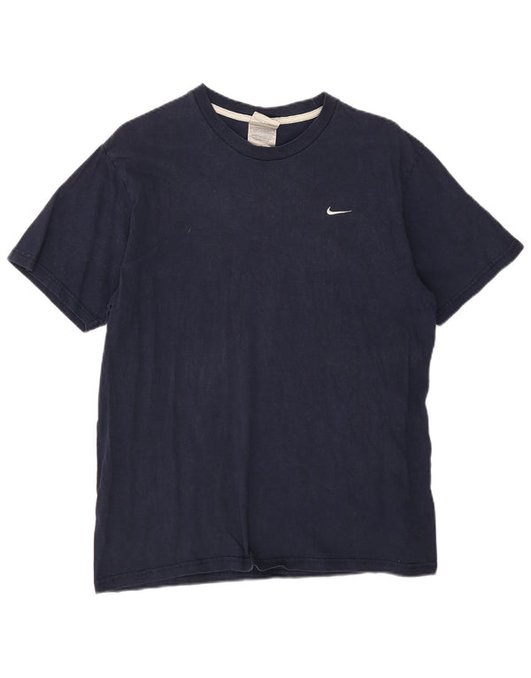 Tricou pentru bărbați Nike Top mediu din bumbac bleumarin