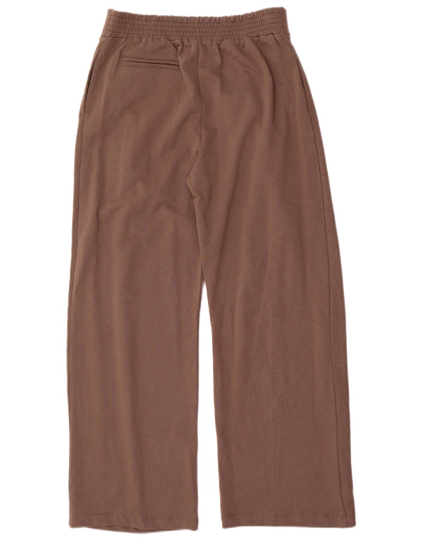 Pantaloni de trening Zara pentru femei UK 16, mare, maro, bumbac