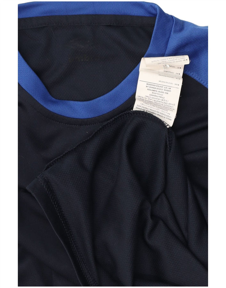 Tricou Umbro pentru bărbați Top mic, bleumarin, poliester color bloc