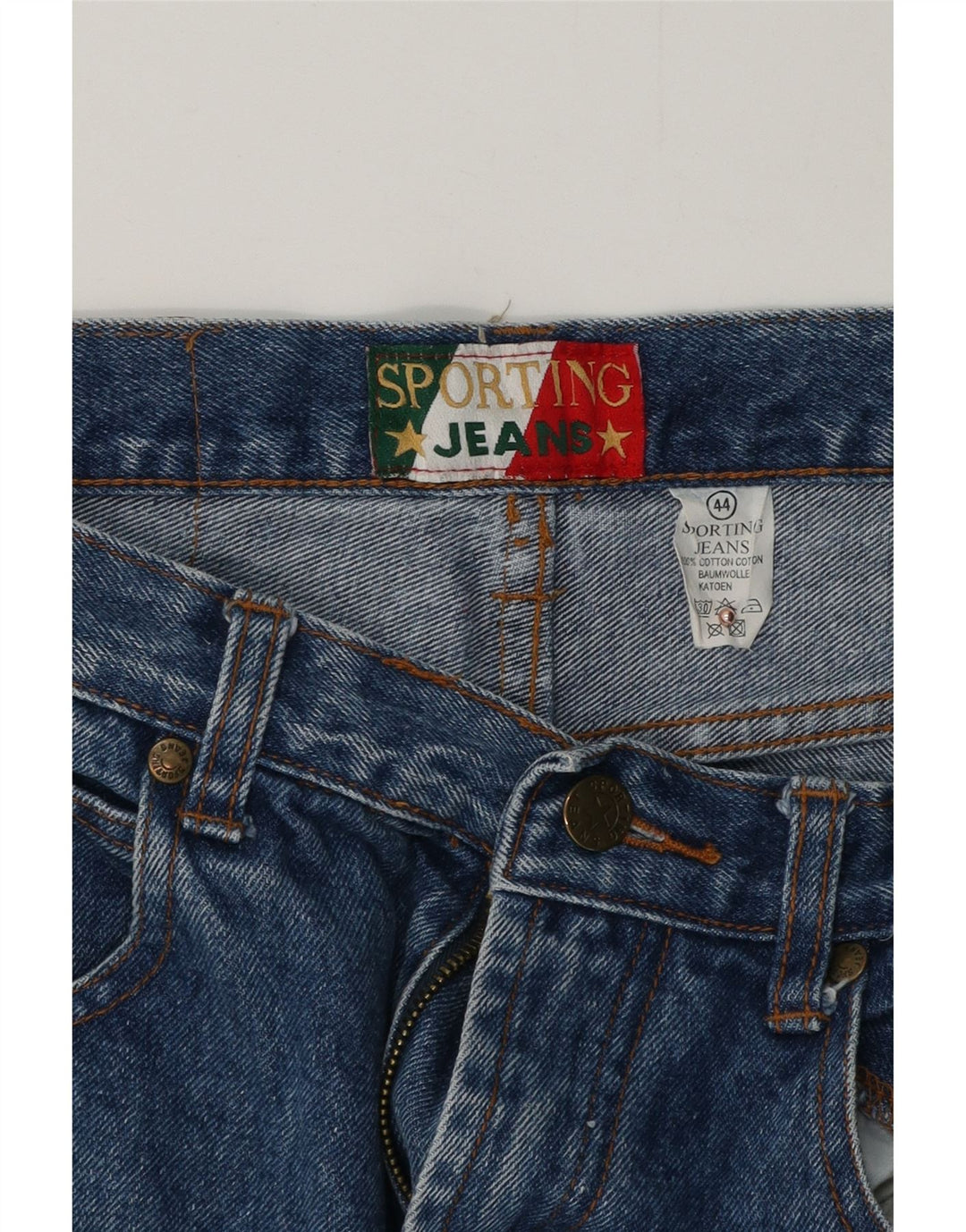 Blugi conici pentru femei Sporting IT 44 Medium L30 L27 Bumbac albastru