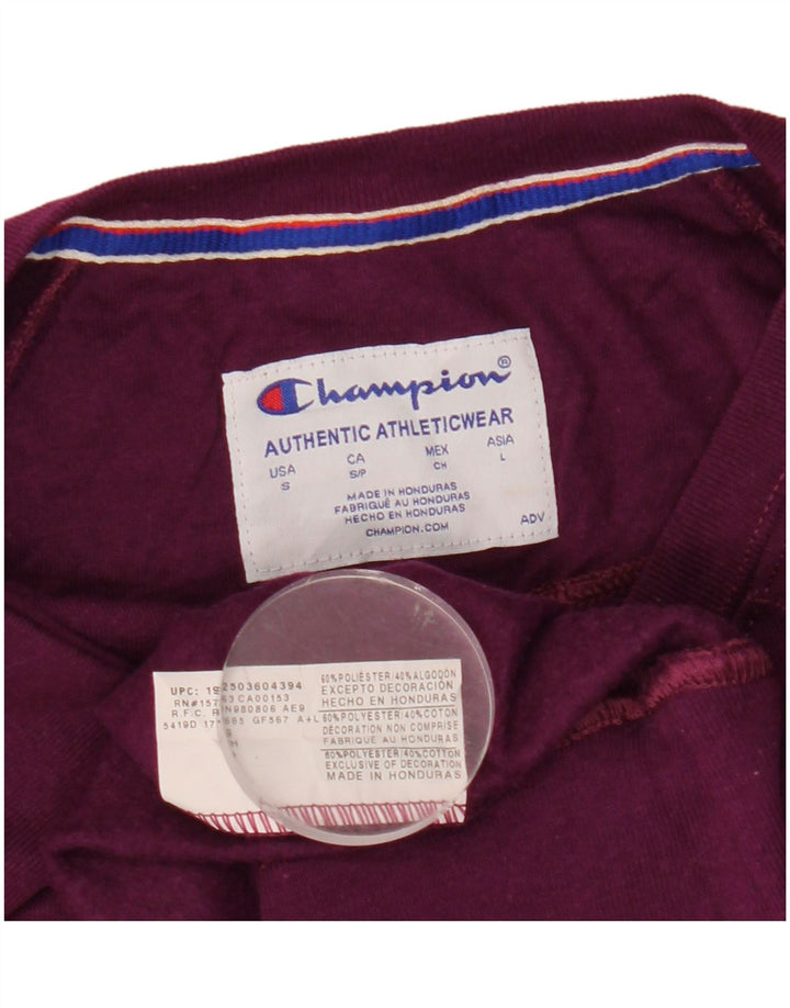 Pulover supradimensionat cu grafic pentru femei Champion UK 10 Mic violet