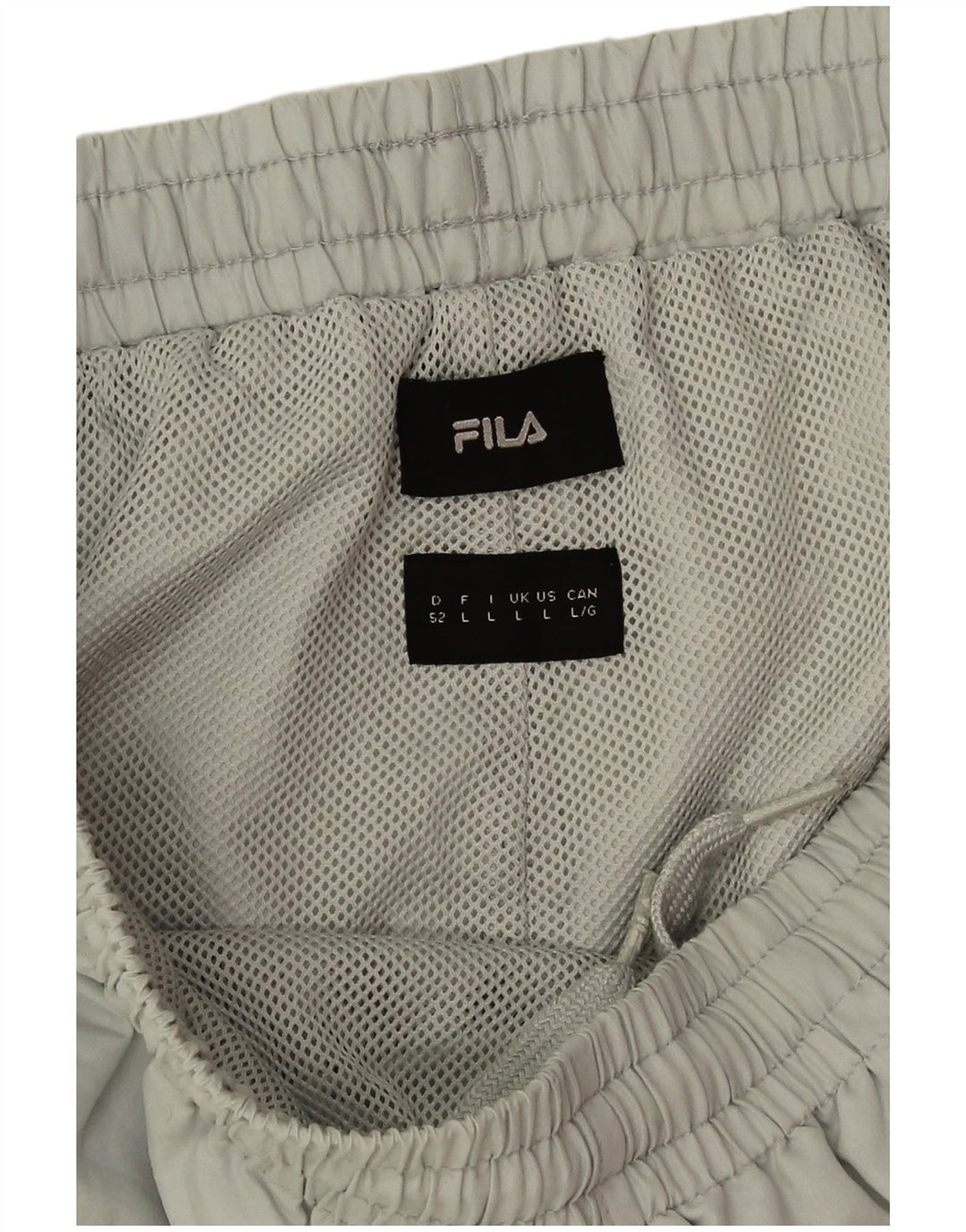 Pantaloni de trening cu grafică Fila pentru bărbați Joggeri mari Poliester verde