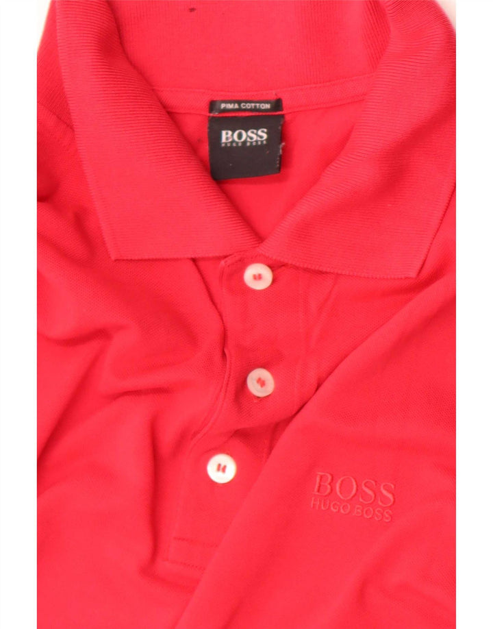 Tricou polo pentru bărbați Hugo Boss, roșu mare