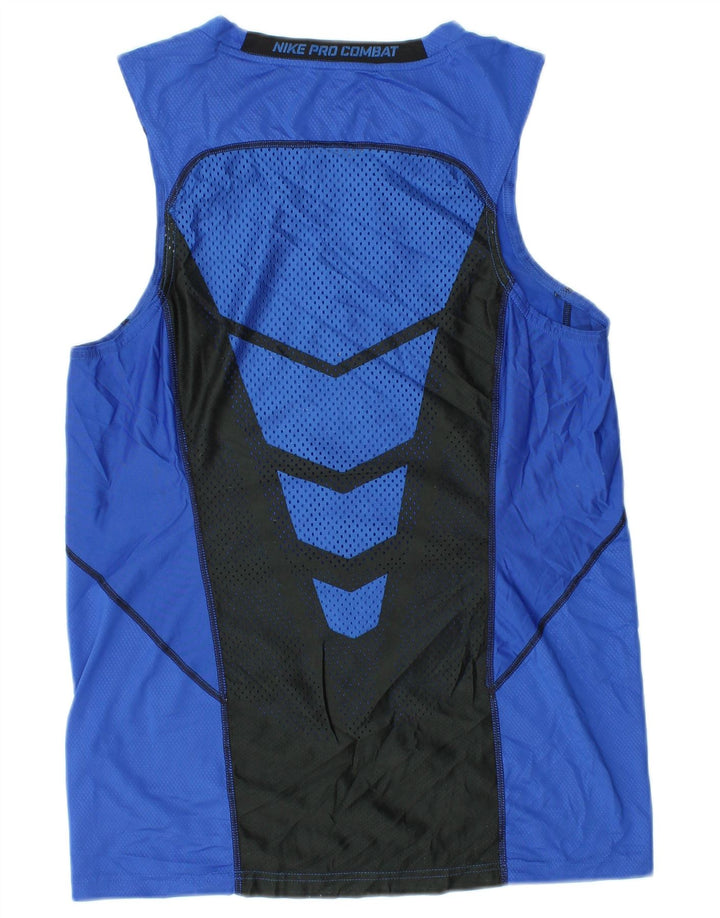 Tricou grafic pentru bărbați Nike Top Mediu Albastru Poliester Bloc de culoare