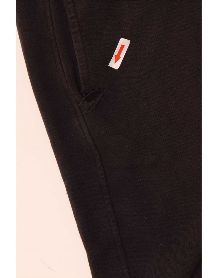 Pantaloni scurți sport Champion pentru bărbați, bumbac mediu negru